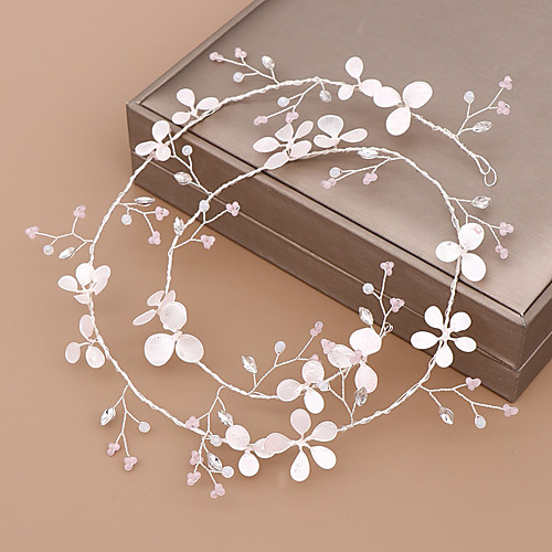

Women's Hair Jewelry For Wedding Wedding Geometrical Crystal Alloy White 1pc