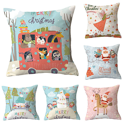 

6 pcs Throw Pillow Simple Classic 4545 cm Cushion Vintage Circle Cover Sofa Home Decor Throw Pillow Case
