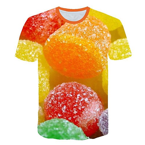 

Men's Daily T-shirt - 3D Print Orange
