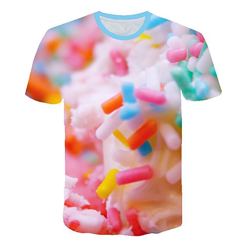 

Men's Daily T-shirt - 3D Print Rainbow