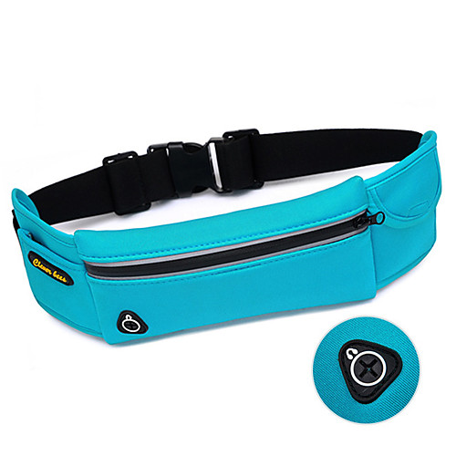 

Fanny Pack Waist Bag / Waist pack Running Pack <20 L for Mountain Bike / MTB Running Marathon Camping / Hiking Sports Bag Multifunctional Scratch-resistant Waterproof Zipper Terylene All Running Bag