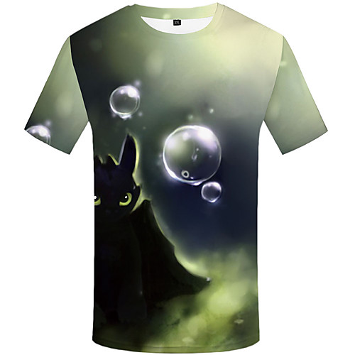 

Men's Daily Street chic T-shirt - 3D Print Rainbow