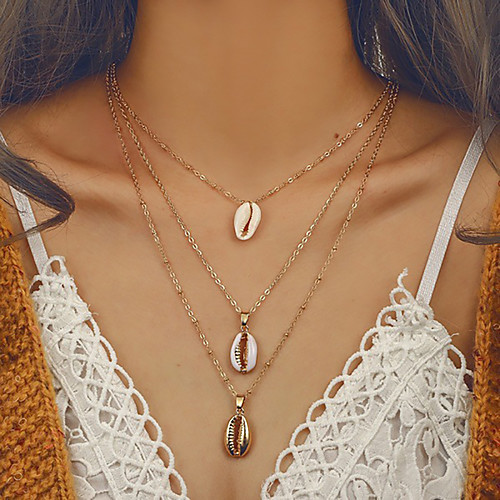 

Women's Necklace Friends European Romantic Casual / Sporty Sweet Chrome Gold 42 cm Necklace Jewelry 1pc For Street Festival