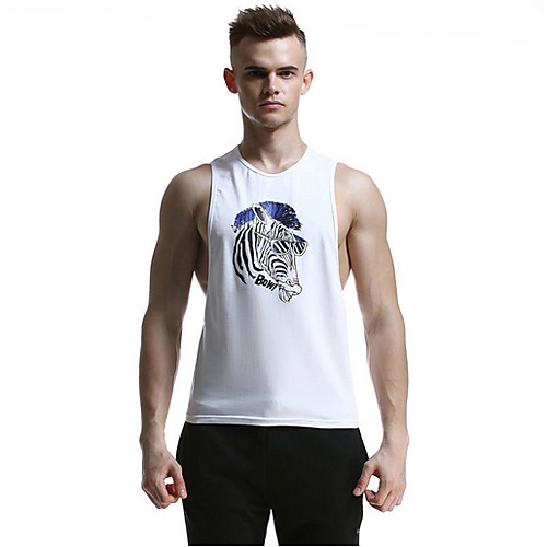 

Men's Daily Tank Top - Cartoon White