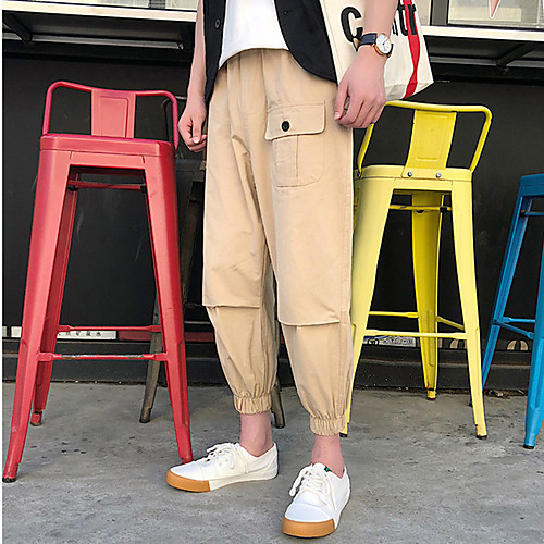 

Men's Basic Chinos Pants - Solid Colored Khaki US34 / UK34 / EU42 US36 / UK36 / EU44 US38 / UK38 / EU46
