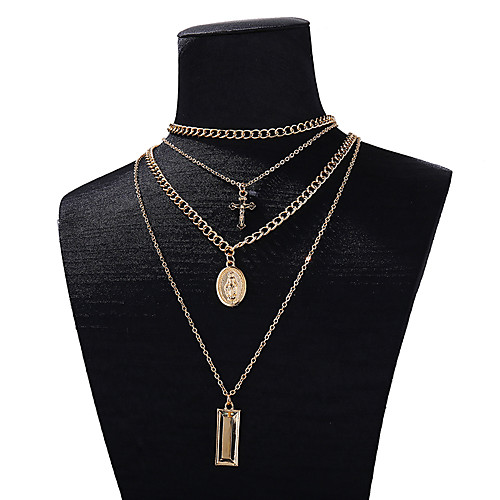 

Women's Pendant Necklace Necklace Friends European Romantic Casual / Sporty Sweet Chrome Gold 45 cm Necklace Jewelry 1pc For Street Festival