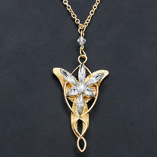 

Women's Pendant Necklace Necklace Friends European Romantic Casual / Sporty Sweet Chrome Gold Silver 55 cm Necklace Jewelry 1pc For Street Festival