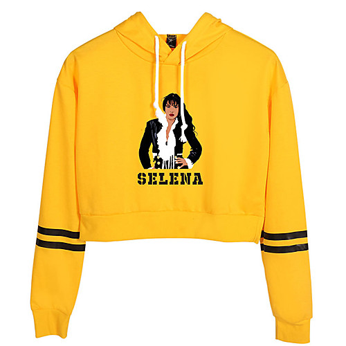 

Inspired by Cosplay Selena quintanilla Cosplay Costume Hoodie Pure Cotton Print Printing Hoodie For Men's / Women's