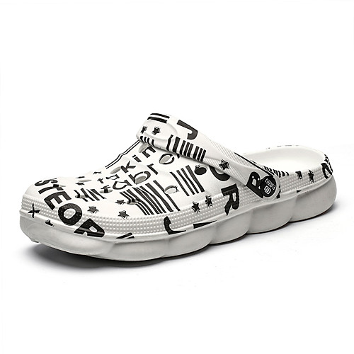 

Men's EVA(ethylene-vinyl acetate copolymer) Summer Casual Sandals Water Shoes Breathable Dark Grey / White / Black