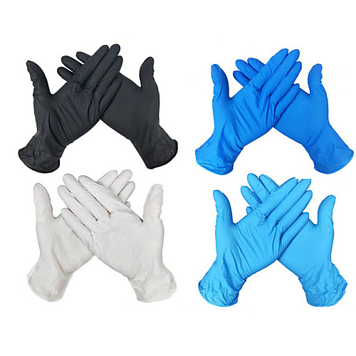 

100PCS Disposable Latex Gloves Rubber Gloves Cleaning Gloves Work Gloves