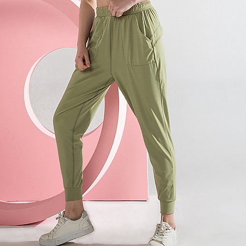 

Women's Sporty Sweatpants Pants - Solid Colored Purple Blushing Pink Black S M L