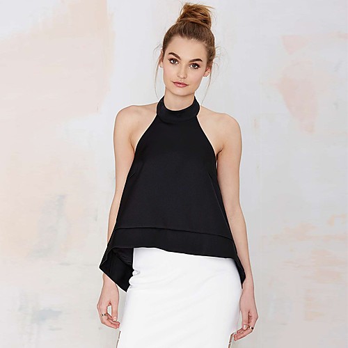 

Women's Daily Blouse - Solid Colored White