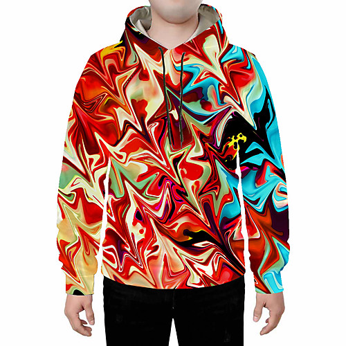 

Men's Basic Hoodie - 3D Rainbow US32 / UK32 / EU40