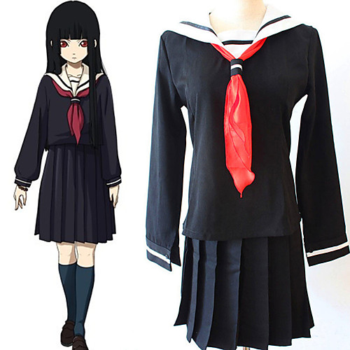 

Inspired by Hell Girl Enma Ai Anime Cosplay Costumes Japanese Cosplay Suits Top Skirt For Men's Women's