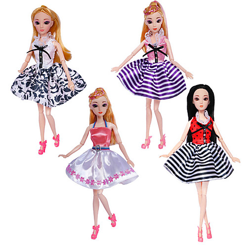 

Doll accessories Doll Clothes Doll Dress Simple Creative Kawaii Skirt Fabrics 1-4 pcs Children's All Toy Gift