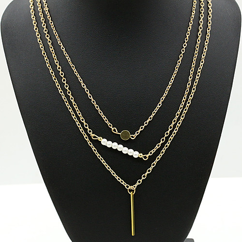 

Women's Necklace Friends European Romantic Casual / Sporty Sweet Chrome Gold 50 cm Necklace Jewelry 1pc For Street Festival