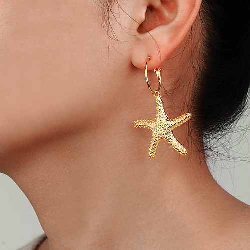 

Women's Hoop Earrings Earrings Vintage Style Fashion Classic Vintage Bohemian Trendy Fashion Earrings Jewelry Gold / Silver For Date Vacation Street Beach Festival 1 Pair
