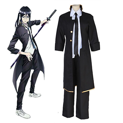 

Inspired by K Kuroh Yatogami Anime Cosplay Costumes Japanese Cosplay Suits Pants Cloak Tie For Men's Women's