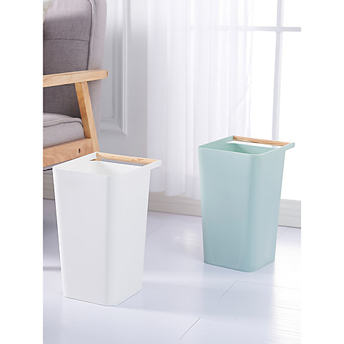 

1pc Cleaning Portable square fashion simple garbage bin with handle