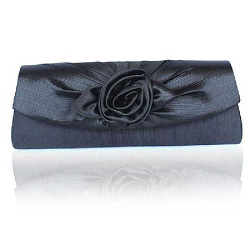 

Women's / Girls' Flower Silk Evening Bag Solid Color Purple / Red / Black