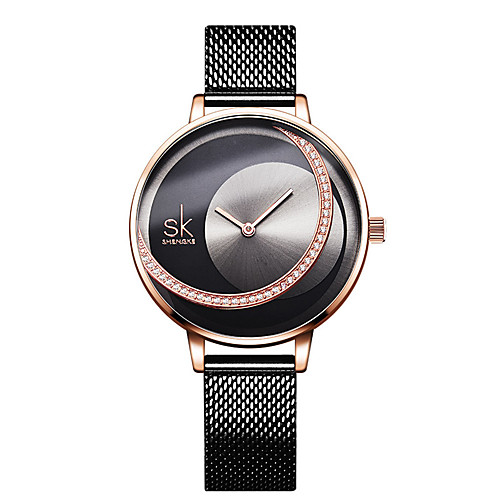 

Women's Steel Band Watches Luxury Fashion Stainless Steel Japanese Quartz Gold Gray Water Resistant / Waterproof 30 m 1 pc Analog One Year Battery Life