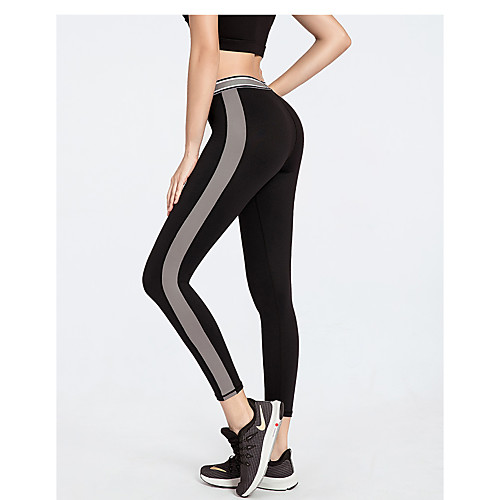 

Women's Sporty / Basic Legging - Solid Colored High Waist Red Black Navy Blue S M L