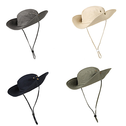 

Adults' Bucket Hat Fisherman Hat Hat Spring, Fall, Winter, Summer Outdoor Fishing Nylon UV Sun Protection Protective Safety Personal Protection Hat / Women's / Men's