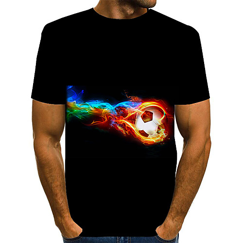 

Men's Daily Basic T-shirt - 3D Rainbow