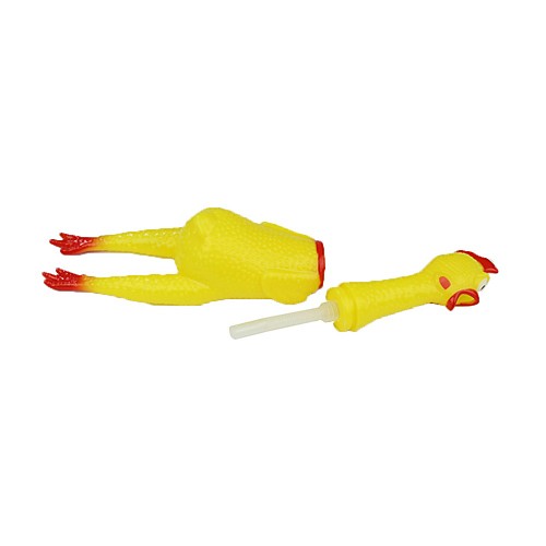 

Kids Bath Toy Rubber Chicken /Squeeze Chicken Prank Novelty 1pc