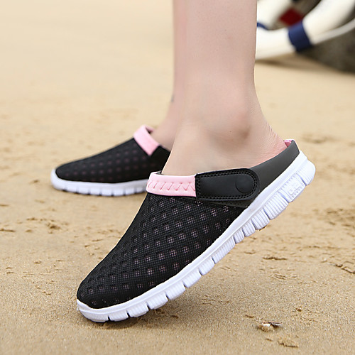 

Men's Rubber / Mesh Spring & Summer Sporty / Casual Slippers & Flip-Flops Walking Shoes Waterproof Light Red / Green / Blue