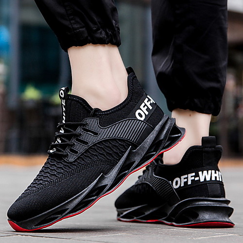 

Men's Mesh Spring Sporty Athletic Shoes Running Shoes Breathable Red / White / Black