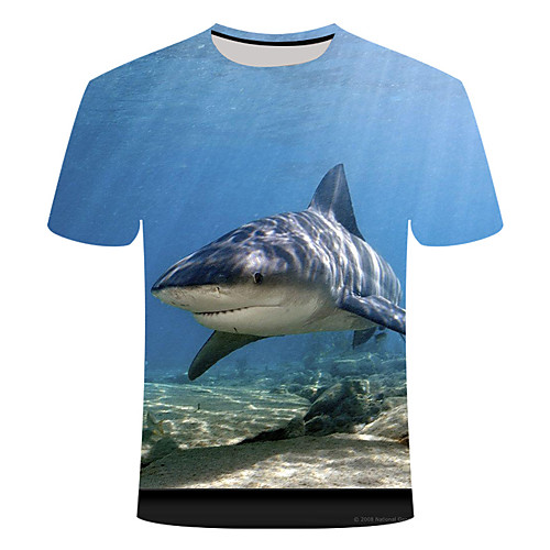 

Men's Daily Basic T-shirt - 3D Blue