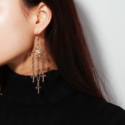 

Women's Earrings Holiday Wedding Birthday Romantic Earrings Jewelry Gold / Silver For Date Street Festival 1 Pair