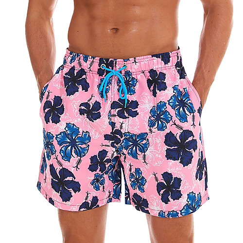 

Men's Sporty / Basic Chinos / Shorts Pants - Floral / 3D Print Sun Flower, Floral / Print Blushing Pink US34 / UK34 / EU42 US36 / UK36 / EU44 US38 / UK38 / EU46