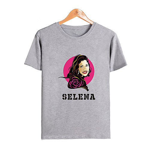 

Inspired by Cosplay Selena quintanilla Cosplay Costume T-shirt Pure Cotton Print Printing T-shirt For Men's / Women's