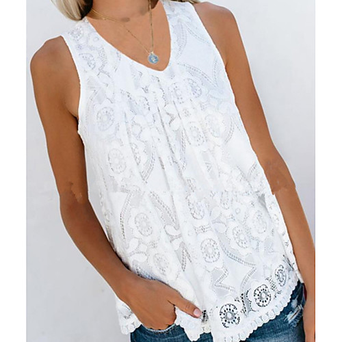 

Women's Daily T-shirt - Solid Colored Yellow