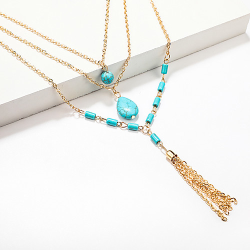 

Women's Necklace Friends European Romantic Casual / Sporty Sweet Chrome Gold 55 cm Necklace Jewelry 1pc For Street Festival