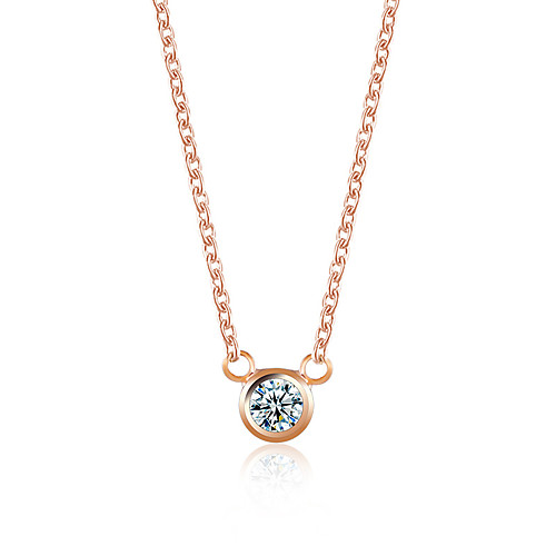 

Women's Pendant Necklace Necklace Friends European Romantic Casual / Sporty Sweet Chrome Gold Silver 45 cm Necklace Jewelry 1pc For Street Festival