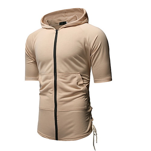 

Men's Casual Hoodie - Solid Colored Hooded Army Green US32 / UK32 / EU40