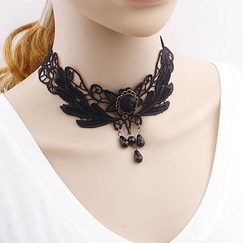 

Women's Necklace Friends European Romantic Casual / Sporty Sweet Chrome Black 30 cm Necklace Jewelry 1pc For Street Festival