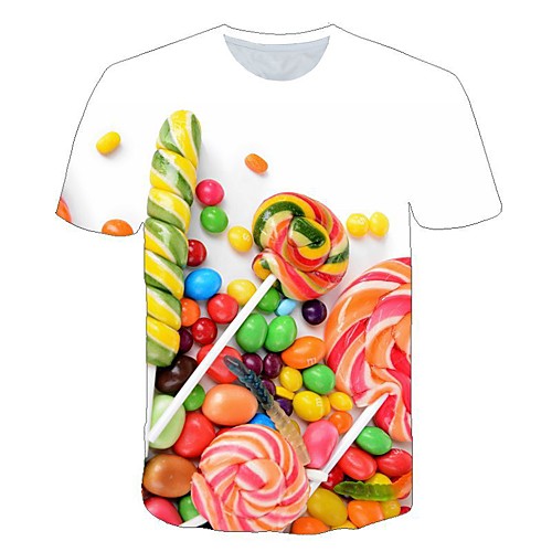 

Men's Daily T-shirt - 3D Print Rainbow