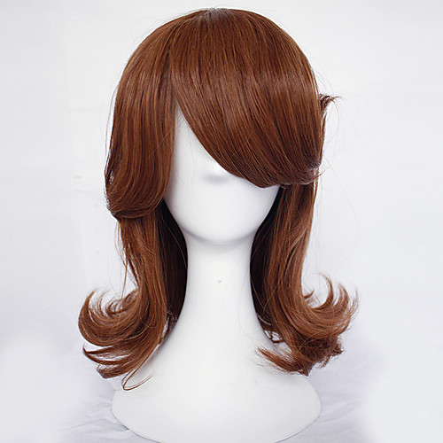 

Cosplay Princess Cosplay Wigs Women's Side bangs 20 inch Heat Resistant Fiber Curly Brown Brown Anime