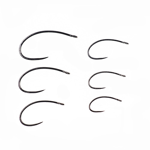 

20 pcs Worm Hooks Fishing Hooks Non Hang-Nail Needle / Curved Point Fly Fishing / Freshwater Fishing / Bass Fishing Carbon Steel