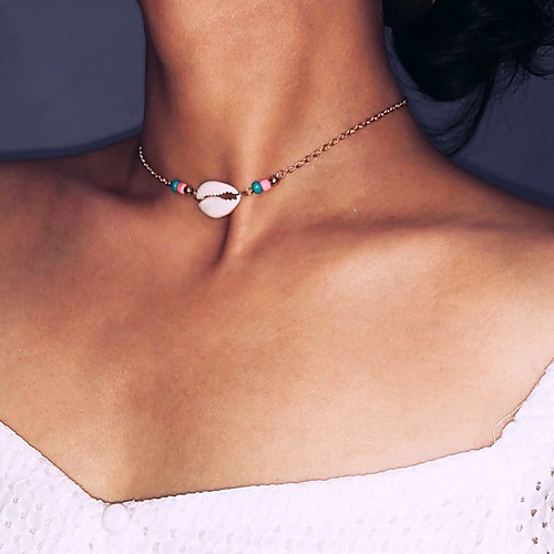 

Women's Necklace Friends European Romantic Casual / Sporty Sweet Chrome Gold Silver 32 cm Necklace Jewelry 1pc For Street Festival