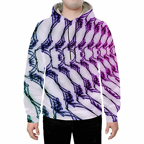 

Men's Basic Hoodie - 3D Rainbow US32 / UK32 / EU40