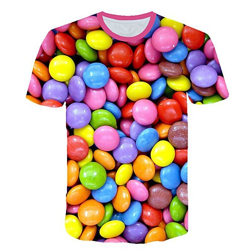 

Men's Daily T-shirt - 3D Print Rainbow