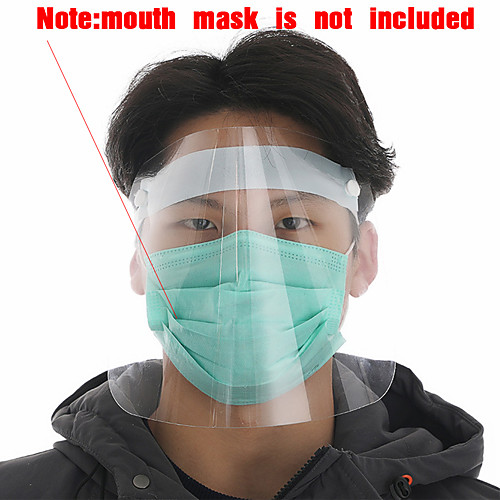 

1PCS Transparent Anti Splash Dust-proof Protect Full Face Covering Helmet Visor Stop the Flying Spit Anti Droplet