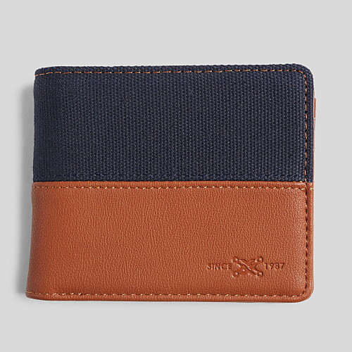 

Women's PU Wallet Solid Color Blue