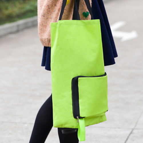 

Foldable Oxford cloth tug bag shopping cart fashion home trolley cart shopping bag folding tug