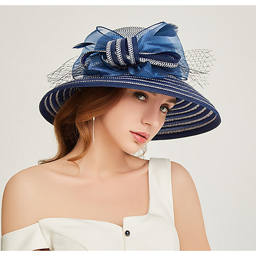 

Women's Basic Straw Mesh Sun Hat-Solid Colored Blushing Pink Khaki Blue